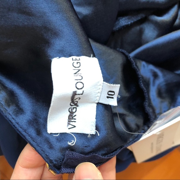 Asos navy embellished maxi homecoming wedding - Picture 8 of 8